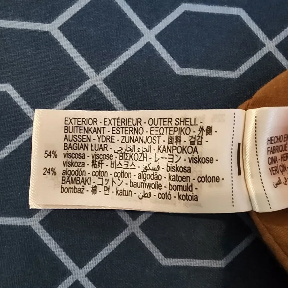 Brown Zara Faux Suede Lace-Up Mini Skirt | XL - Picture 7 of 8
